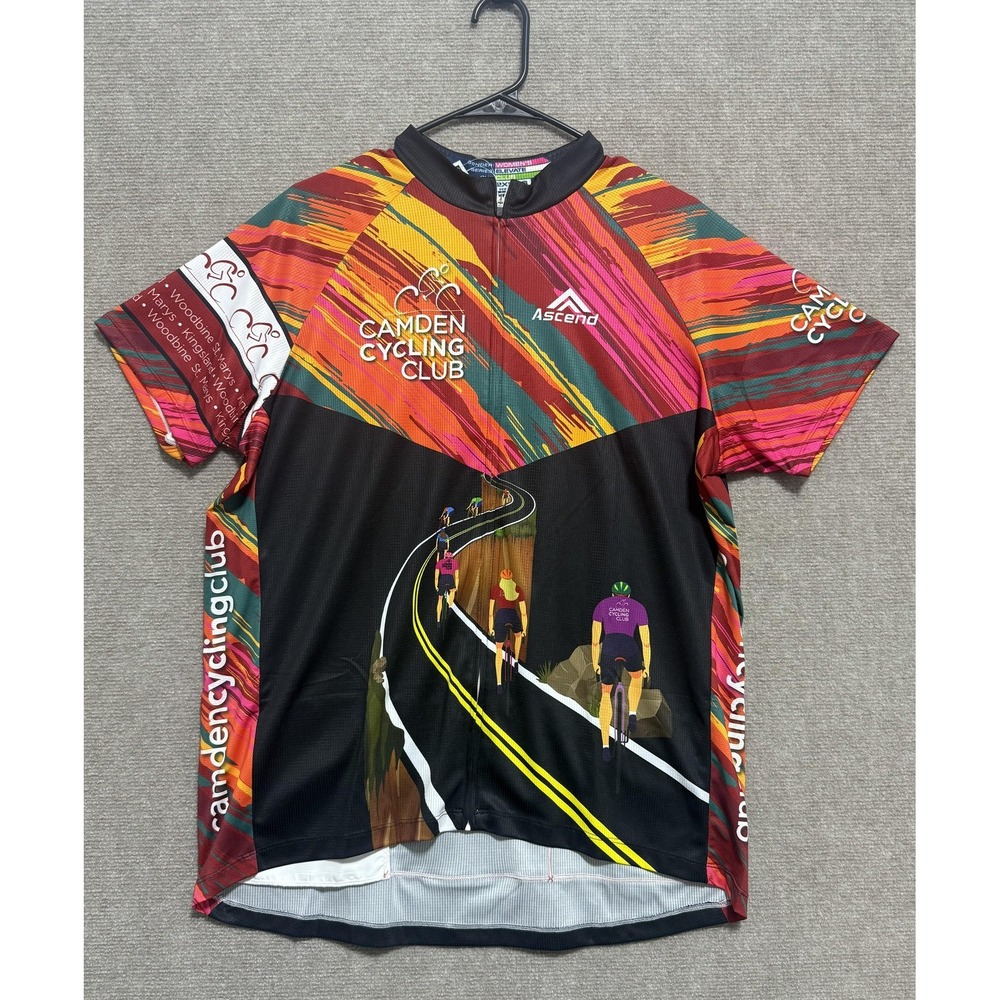 Ascend‎ Camden Cycling Club Jersey Womens 2XL Three Rivers Ride 2021 Bike Shirt